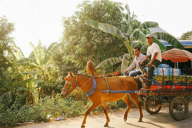Silk Island Private Half-Day Tour from Phnom Penh - A pagoda and homes that add local context