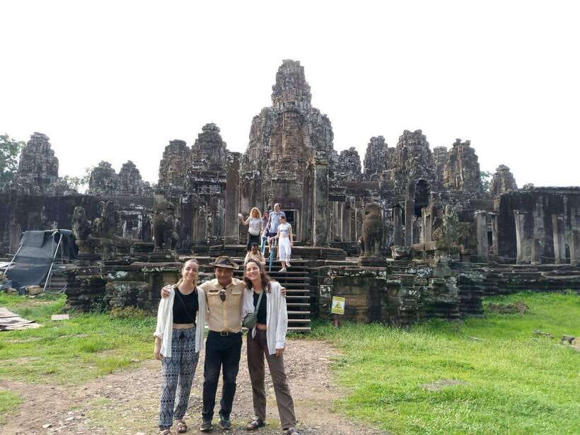 Sun-Kissed Angkor: A Journey from Light to Twilight - South Gate of Angkor Thom: the grand first impression