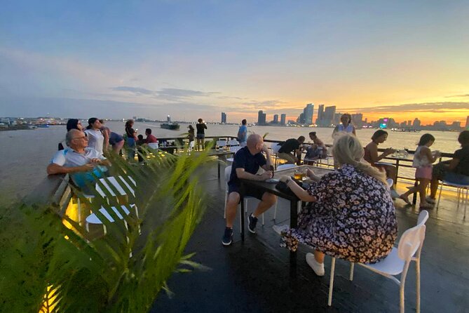 Sunset Cruise with free flow beer, soft drinks & fruit platter - The Mekong and Tonlé Sap from the boat