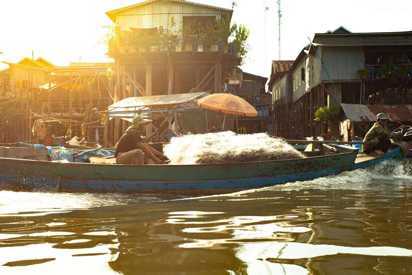Sunset Over the Tonle Sap Lake and Visit Floating Village - Why Tonle Sap belongs on your Siem Reap plan