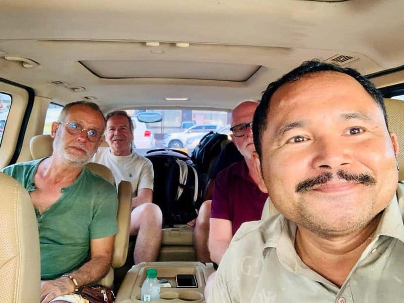 Taxi Siem Reap to Battambang, Sightseeing, Return, Day Trip - Choosing Phnom Sampov and the Bat Cave sunset
