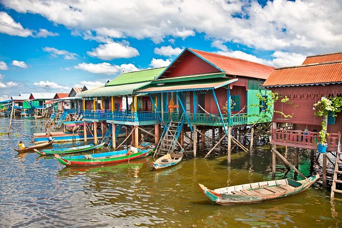 Tonle Sap, Floating village, Kompong Phluk Tour - The floating forest and the open-air boat