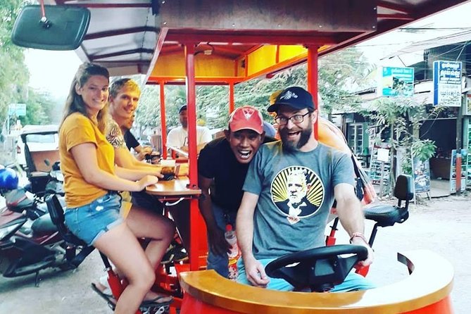 Unlimited Drinks - Sunset City Tour - 2 Hours - Siem Reap Riverside at sunset