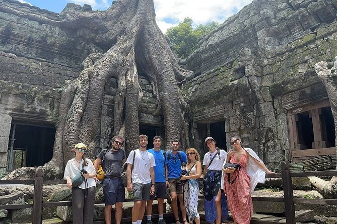 Unveiling Angkor Wat Sunrise, Bayon, Ta Prohm In Small Group Tour - The Angkor Thom Gate Photo Stop