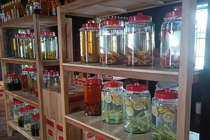 Workshop Visit and Sombai Liqueur Tasting - Hand-Painted Bottles and Souvenirs